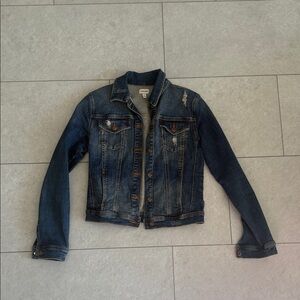 Stylish dark Denim Jacket- M